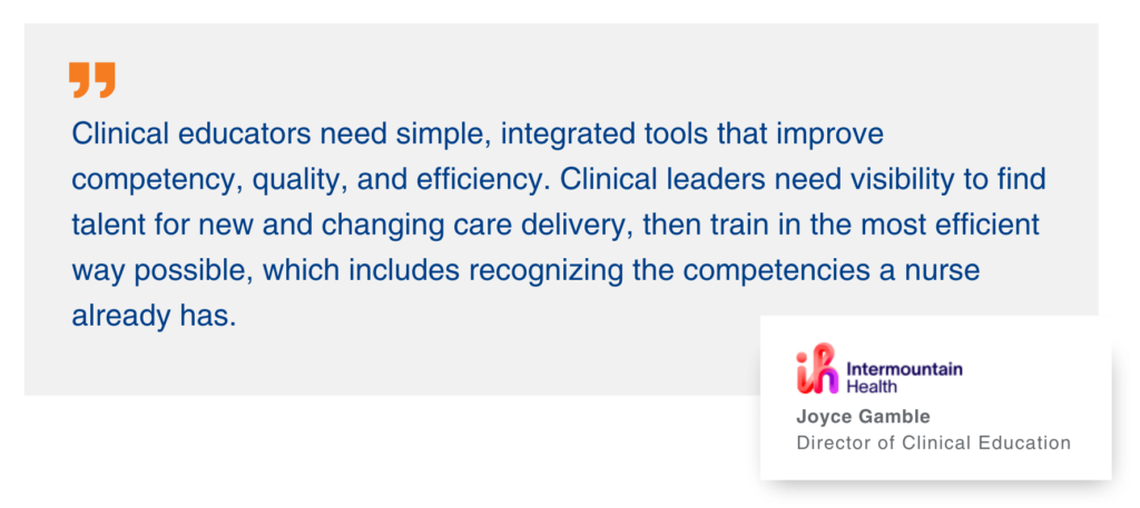 Healthcare digitized competency management